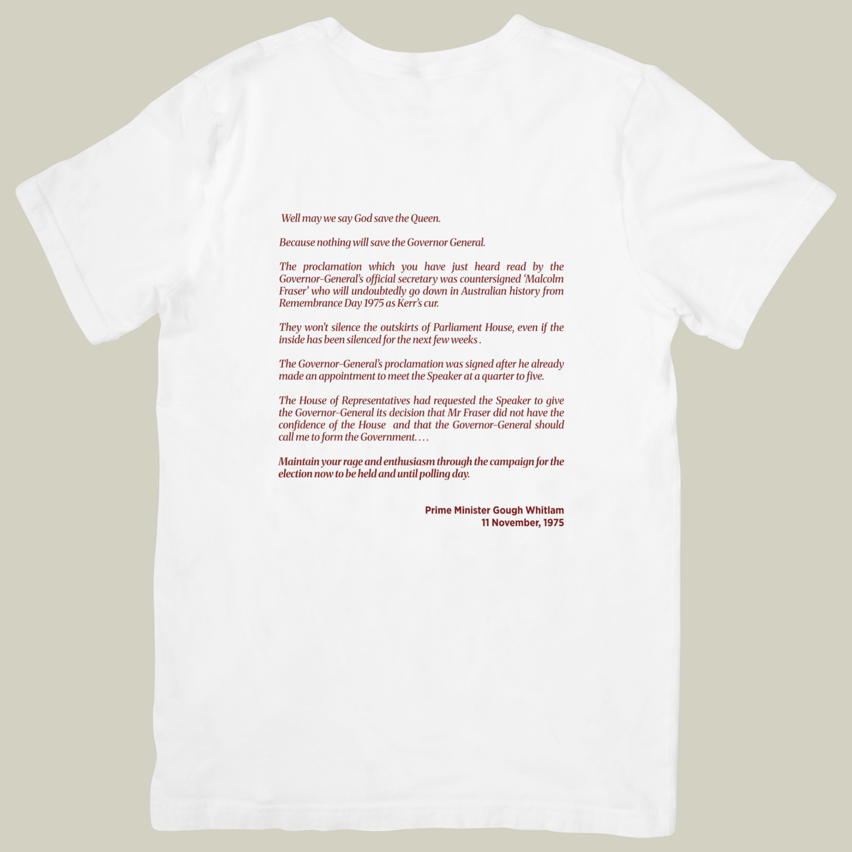 Gough Whitlam T-Shirt